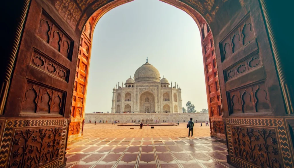 imagens-4k-Taj-Mahal-Índia